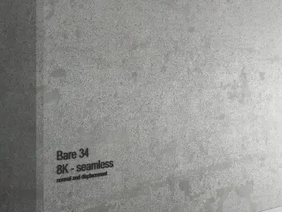 Concrete vol02 Bare 8K Seamless PBR Materials Texture