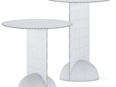 Coffee Table Combination by Bonaldo 3D model