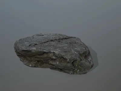 Rock Set Low-poly 3D model buy
