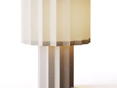 Folkform for Orsjo Belysning Plisse Table Lamp 3D model