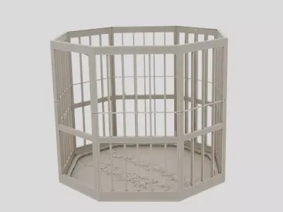 Fantasy Dungeon Iron Cage for 3D print 3D model