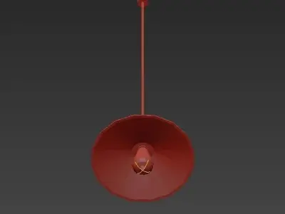 Loft Cone Pendant 30 3D model