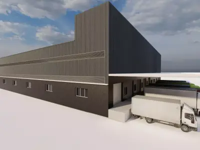 Warehouse-Warehouse Building 3D model