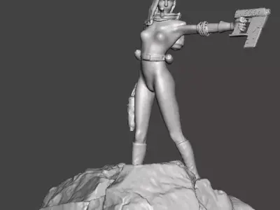 SPACE GIRL2 3D print model
