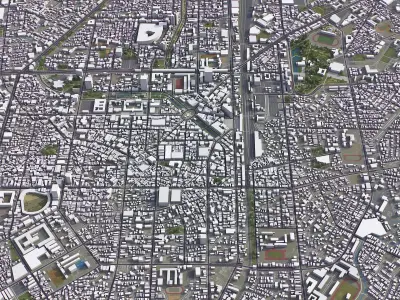 Hsinchu Low-poly 3D model