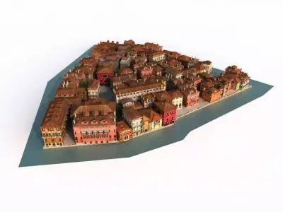 city 01 set 03 am 133 3D model
