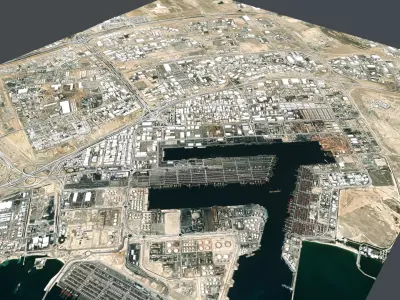 Harbor Jabal Ali Dubai UAE 3D model