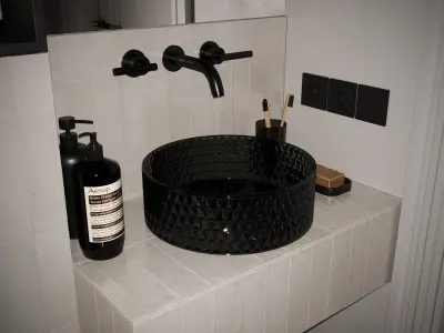 Bathroom Low-poly 3D model