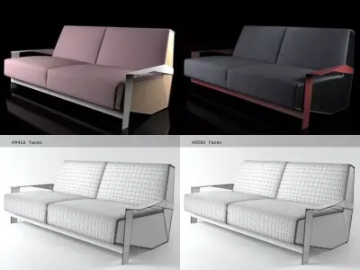 Silver Lake 2-seater 3D model