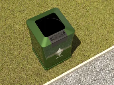 Milan Recycle Bin 3D model