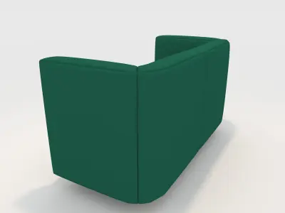 Sofa 2 Seater 6 3D model