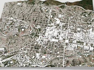 Cityscape Caracas Venezuela 3D model