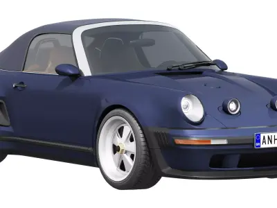 Singer Porsche 911 Carrera Cabriolet 2026 3D model