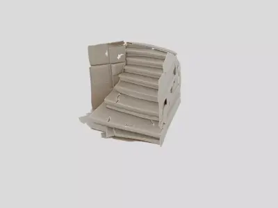Ancient Fantasy Stone Stair Ruin for 3D print 3D model