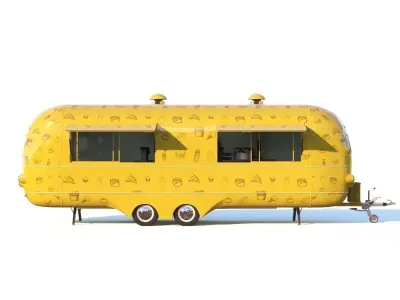 Food Truck ENK-8 3D model