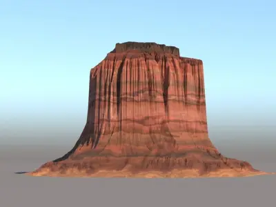 Arizona Mesa Mountain 1 3D model