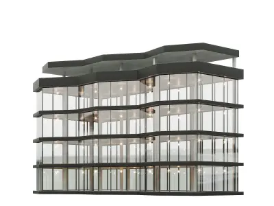 Office house building 8 3D model