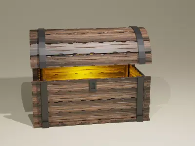 chest Free low-poly 3D model