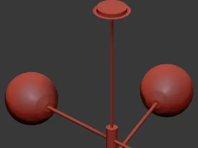 COURCELETTE LINEAR PENDANT 3D model