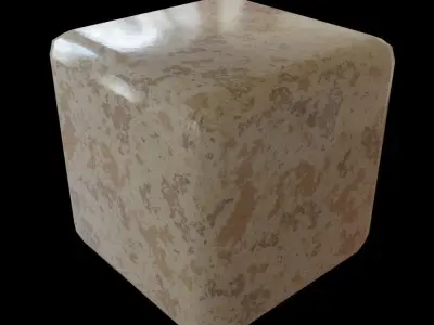 Seamless Procedural Wavy Marble Texture for 3D Materials Texture