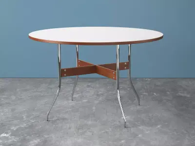 Nelson Swag Leg Round Dining Table 3D model