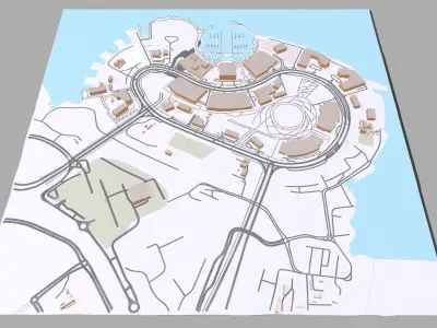 Dubai Creek Harbour UAE 3D model