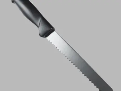 Tomato Knife Low-poly 3D model