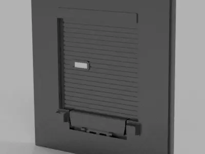 Diorama scale 1-43  Dock Logistics Warehouse Miniature 3D print model