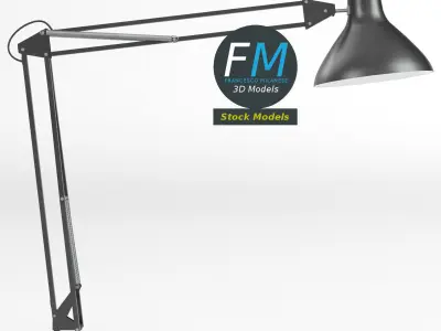 Desk lamp 5 3D model