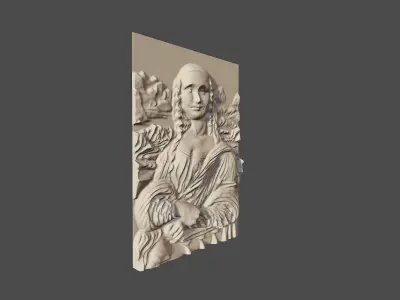 Mona Lisa 3D  3D model