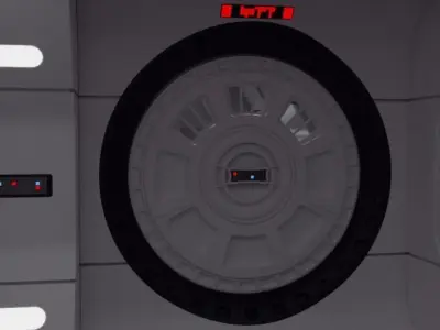 The Mandalorian - Rebel Prison Ship 5 - Cell Interior 1-12 scale 3D print model