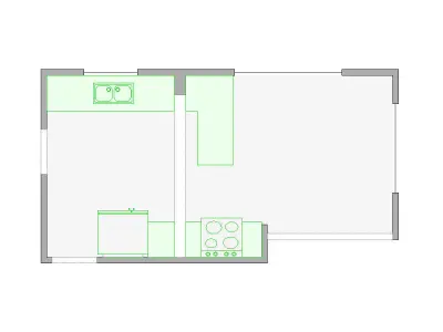  Detailed Interior Sketch - 101-250 SF - Xactimate - Matterport 3D model