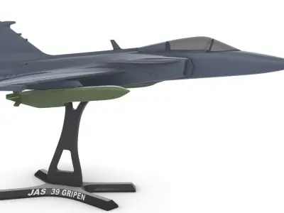 Saab JAS 39 Gripen 3D print model