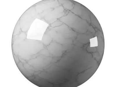 White Marble Statuario Fine Porcelain Tile 27 Texture