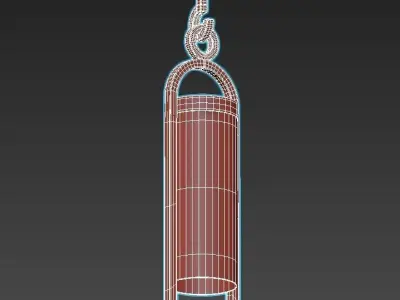 Mantra-Maya-6554 outdoor light fixture with clear glass shade 3D model