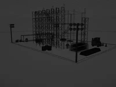 construction building 3D model purchase
