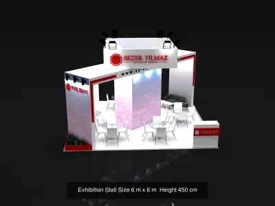 EXHIBITION STAND PACKAGE  3D Model Collection