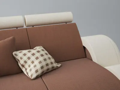 Modern Sofa 2x 3D model
