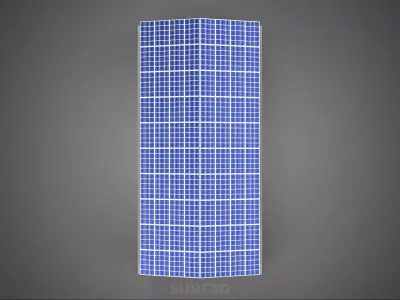 ROOF SOLAR PANEL POWERED WORKSHOP GARAGE WAREHOUSE STORAGE ROOM 3D model