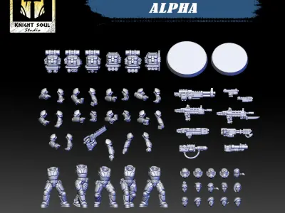 Scions of war Alpha 3D print model