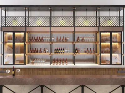 Loft  bar 3D model order