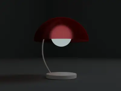 Modern Minimalist Lamp 3D model