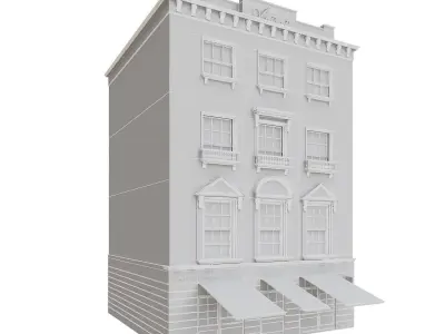Restaurant Building 3D model