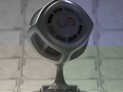 Flat 10x1 Rectangle 4k Synth HDRI Texture