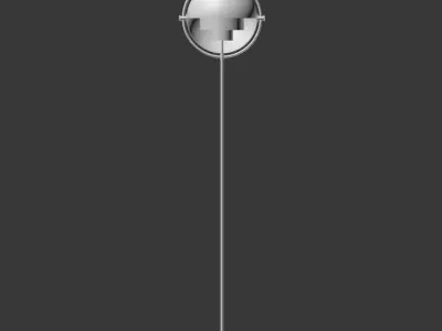 Louis Weisdorff Multi lite Floor Lamp 3D model