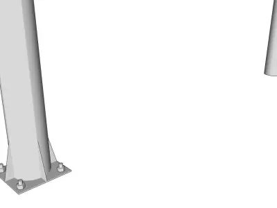 Light Pole - Lamp Post 13 3D model