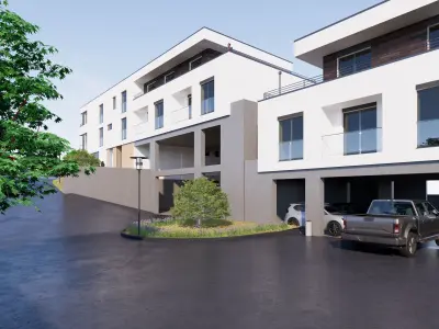 Apartment Building 2 3D model