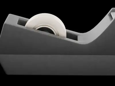 Tape Dispenser Low-poly 3D model