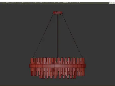 MONACO CHANDELIER Low-poly 3D model