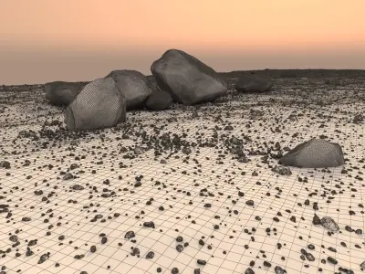Mars Surface 3D model